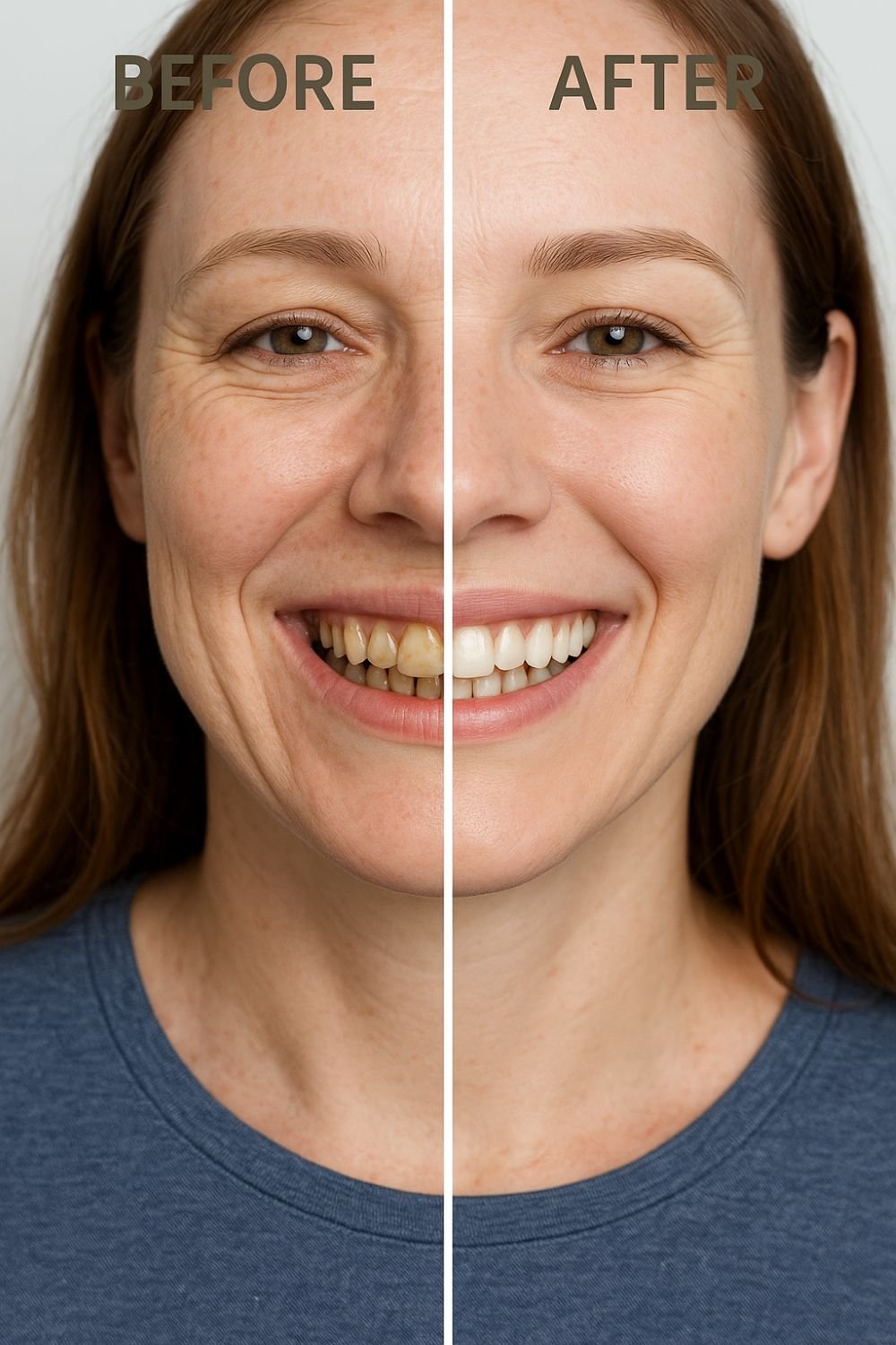 Smile restoration before and after results IB Clinic Dubai
