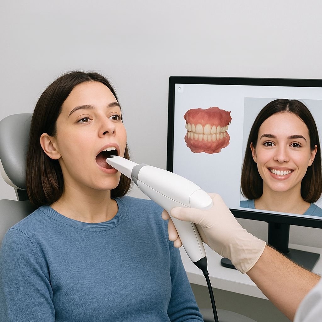 3D scanning and smile preview
